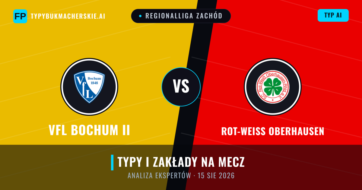 VfL Bochum II vs Rot-Weiß Oberhausen — typy i zapowiedź meczu