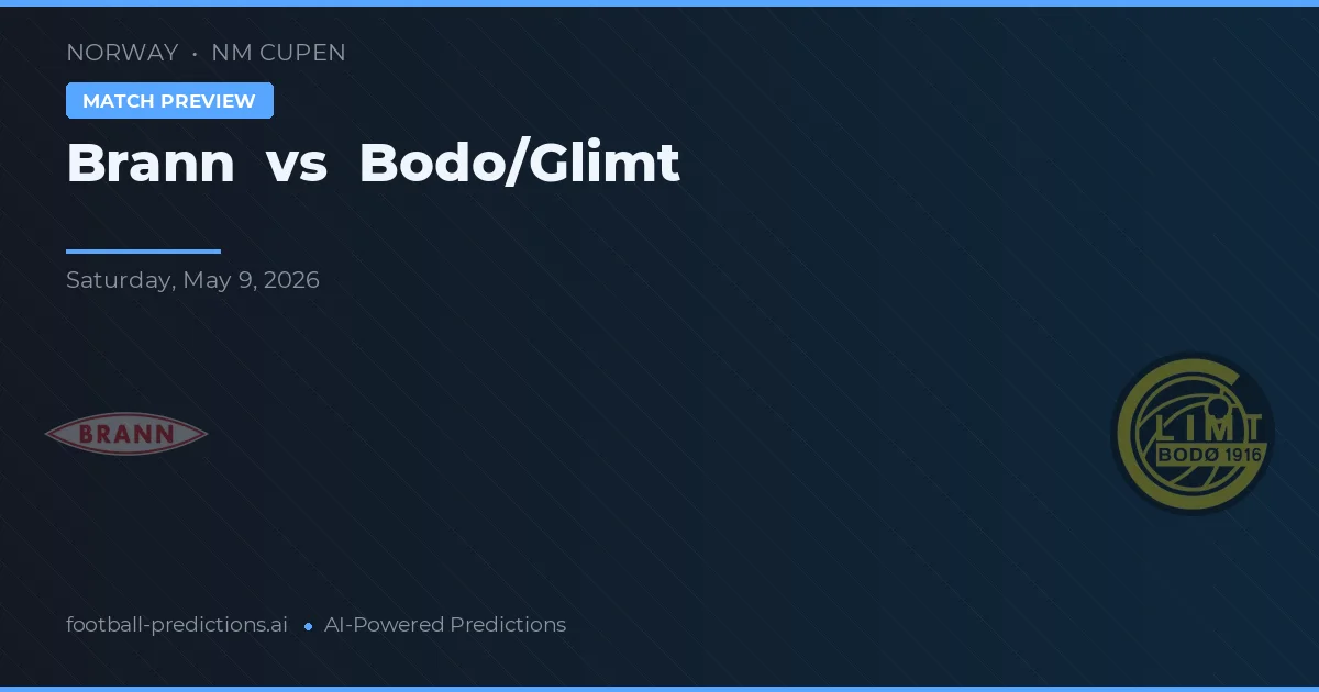 Brann vs Bodø/Glimt — typy i zapowiedź meczu