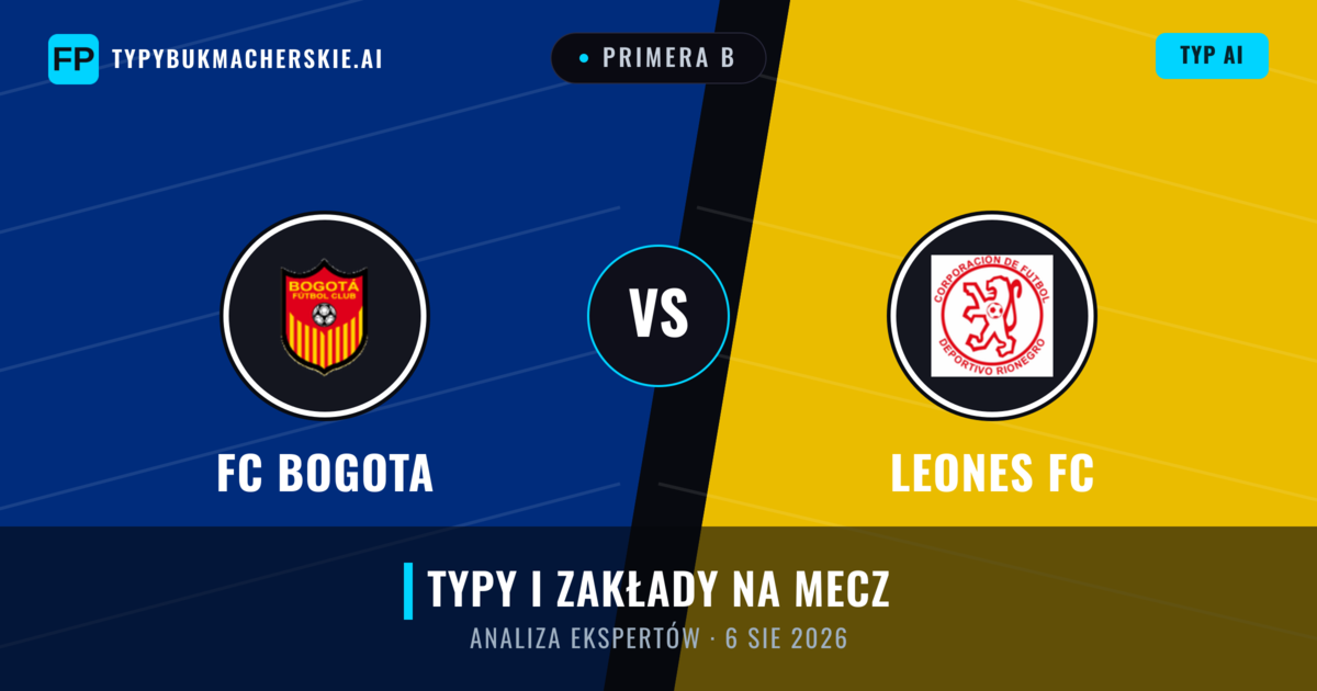 FC Bogota vs Leones FC — typy i zapowiedź meczu