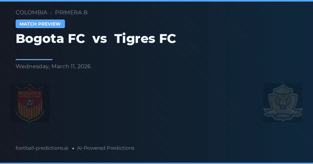 FC Bogota vs Tigres FC — typy i zapowiedź meczu