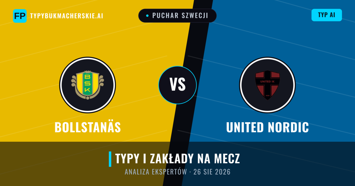 Bollstanäs vs United Nordic — typy i zapowiedź meczu