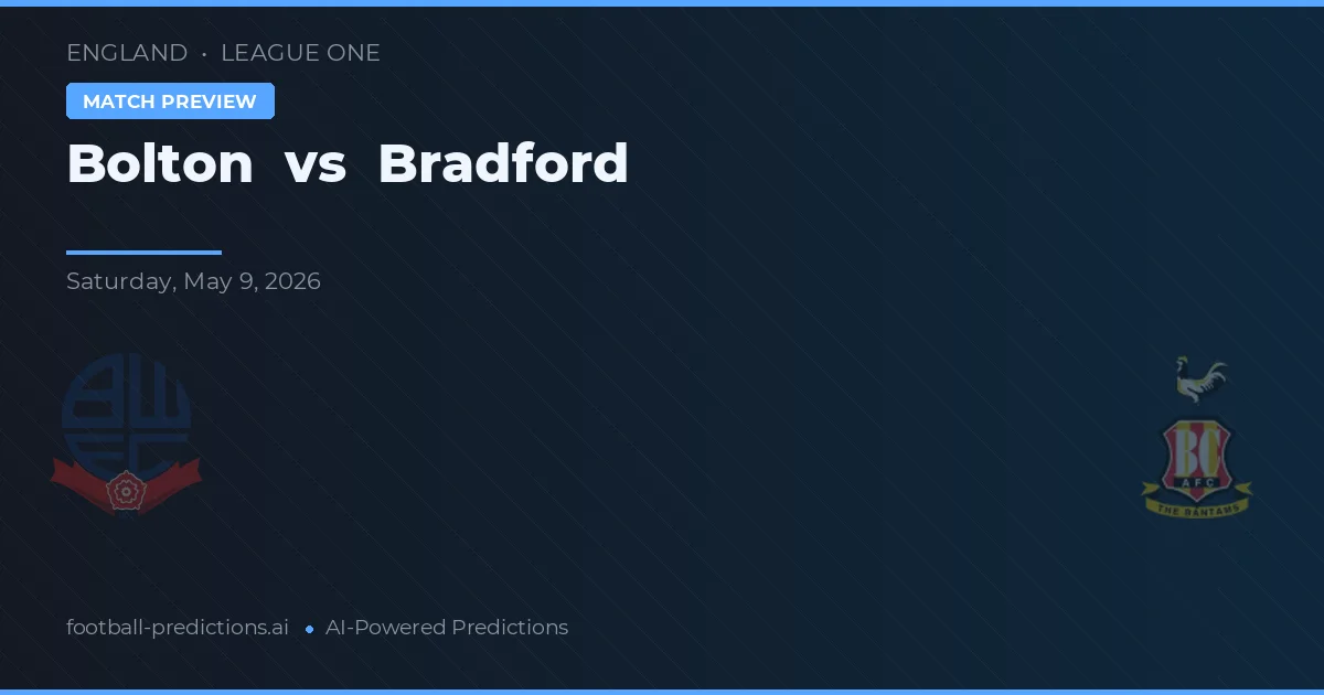 Bolton vs Bradford — typy i zapowiedź meczu