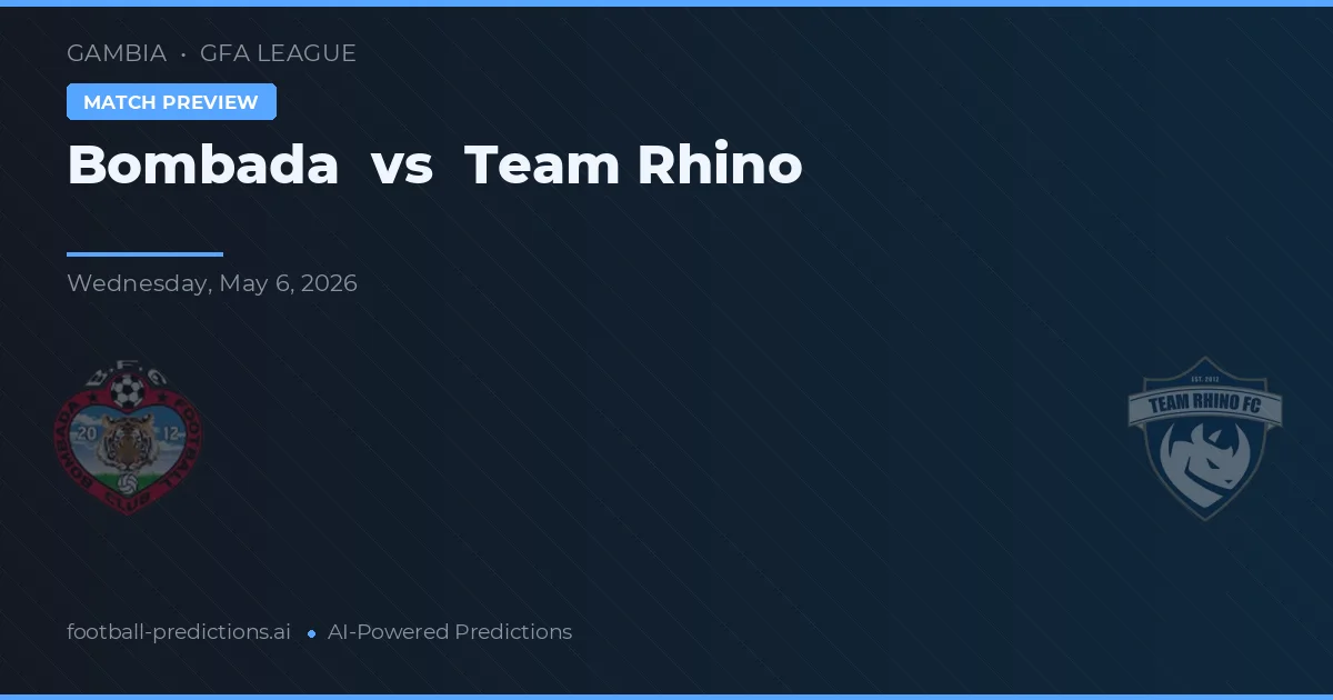 Bombada vs Team Rhino — typy i zapowiedź meczu