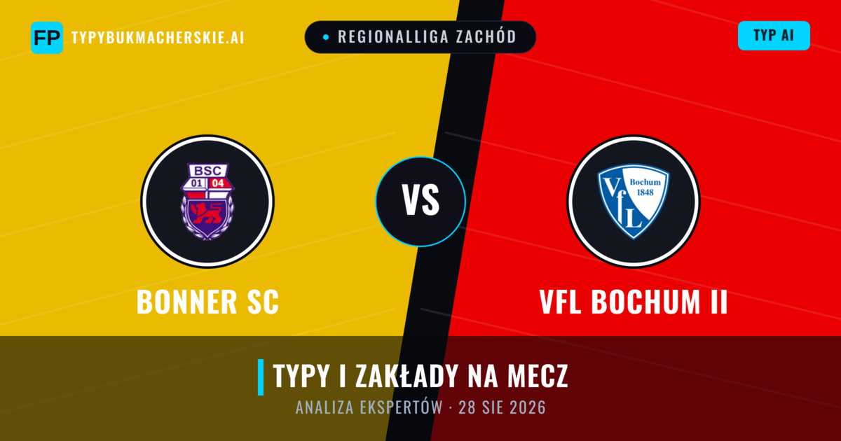 Bonner SC vs VfL Bochum II — typy i zapowiedź meczu