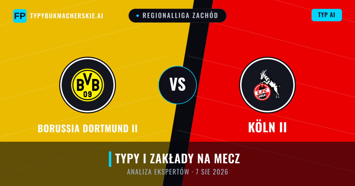 Borussia Dortmund II vs Köln II — typy i zapowiedź meczu