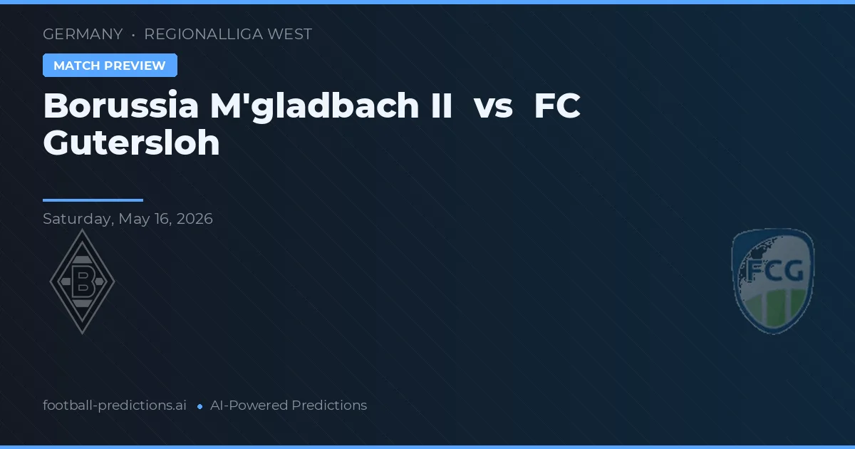 Borussia M'Gladbach II vs GKS Gutersloh — typy i zapowiedź meczu