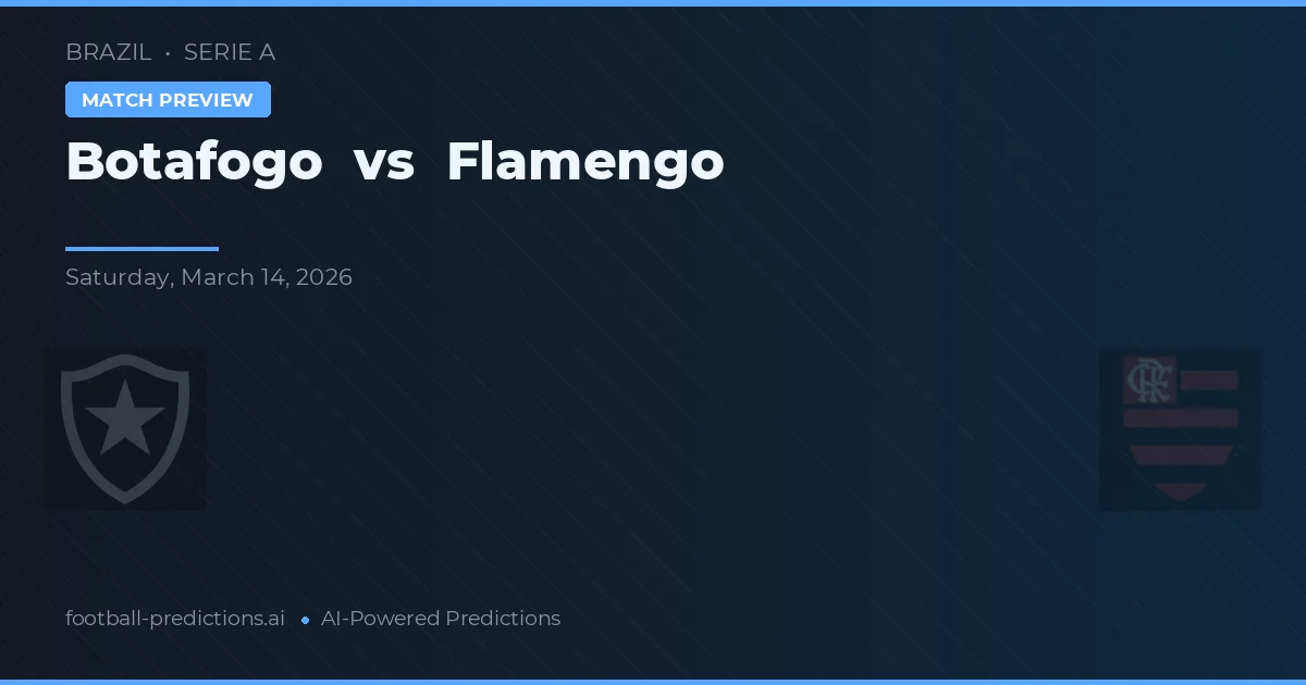 Botafogo vs Flamengo — typy i zapowiedź meczu