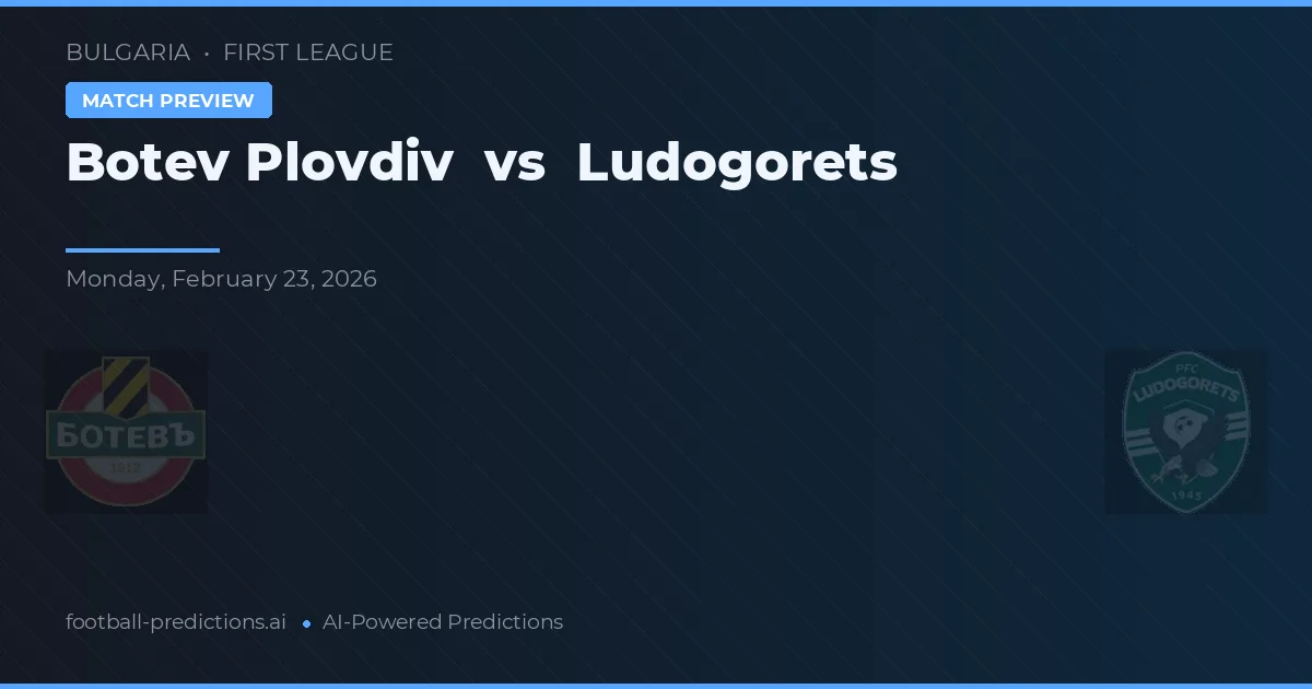 Botev Płowdiw vs Ludogorets — typy i zapowiedź meczu