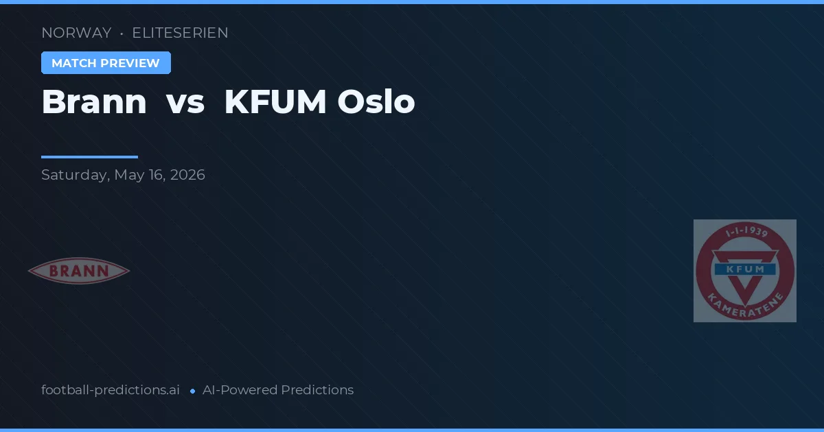 Brann vs KFUM Oslo — typy i zapowiedź meczu