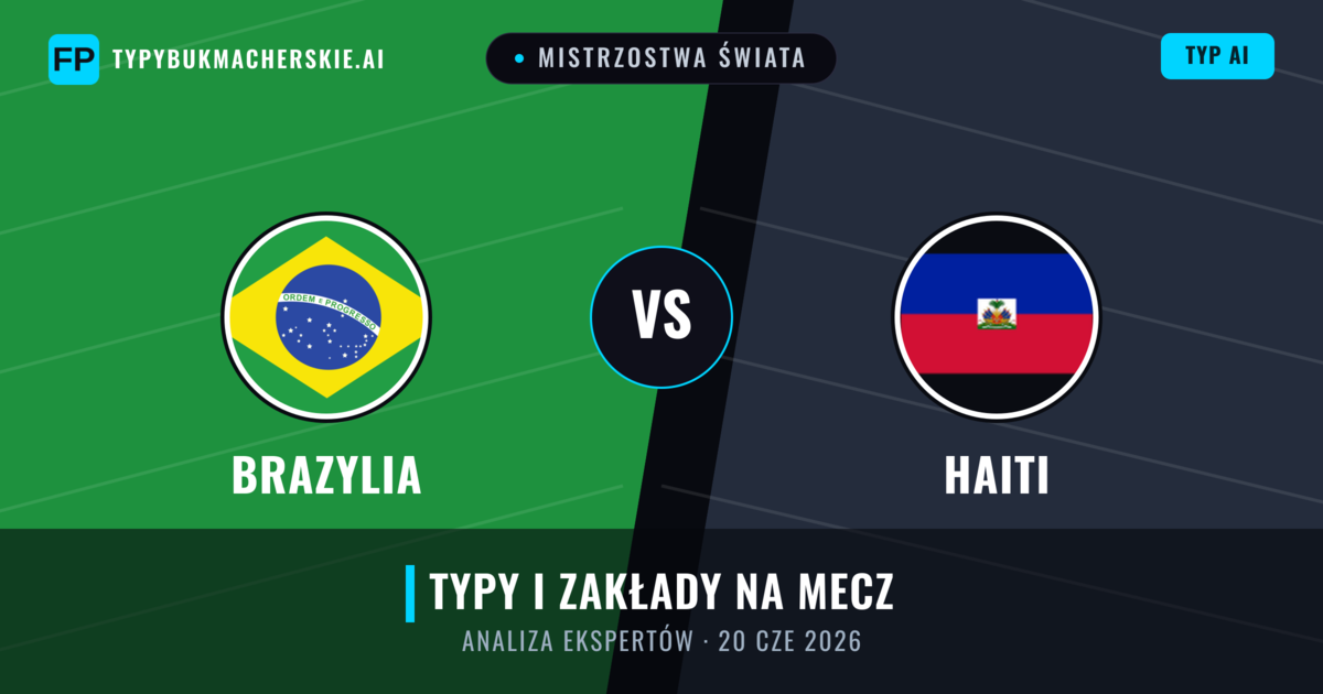 Brazylia vs Haiti — typy i zapowiedź meczu