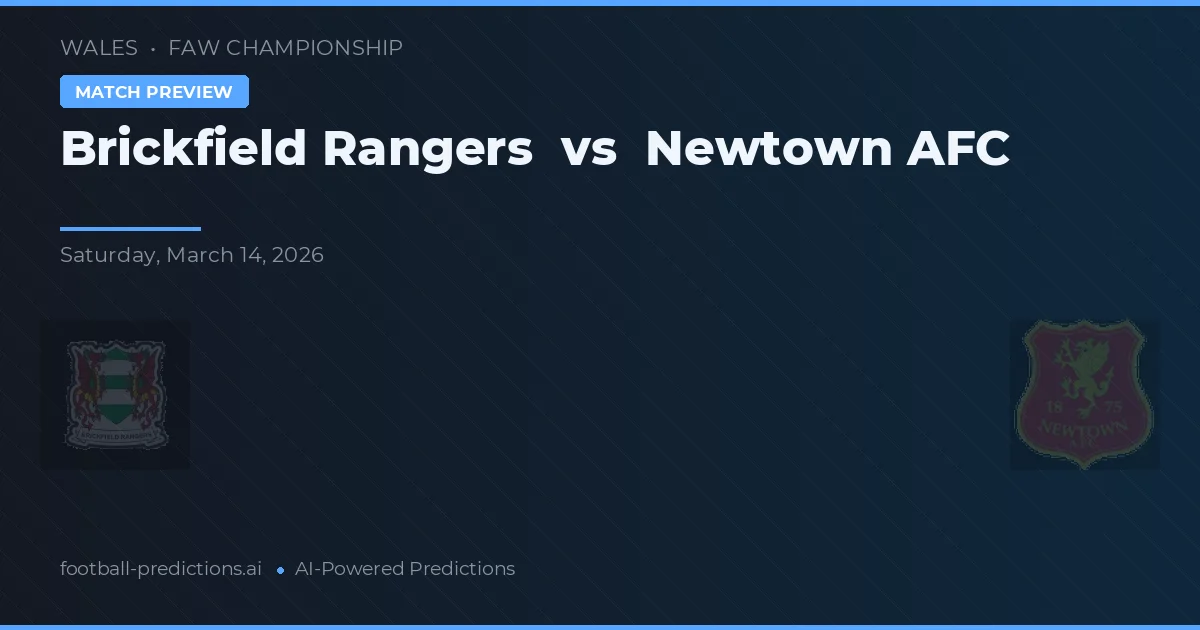 Brickfield Rangers vs Newtown AFC — typy i zapowiedź meczu