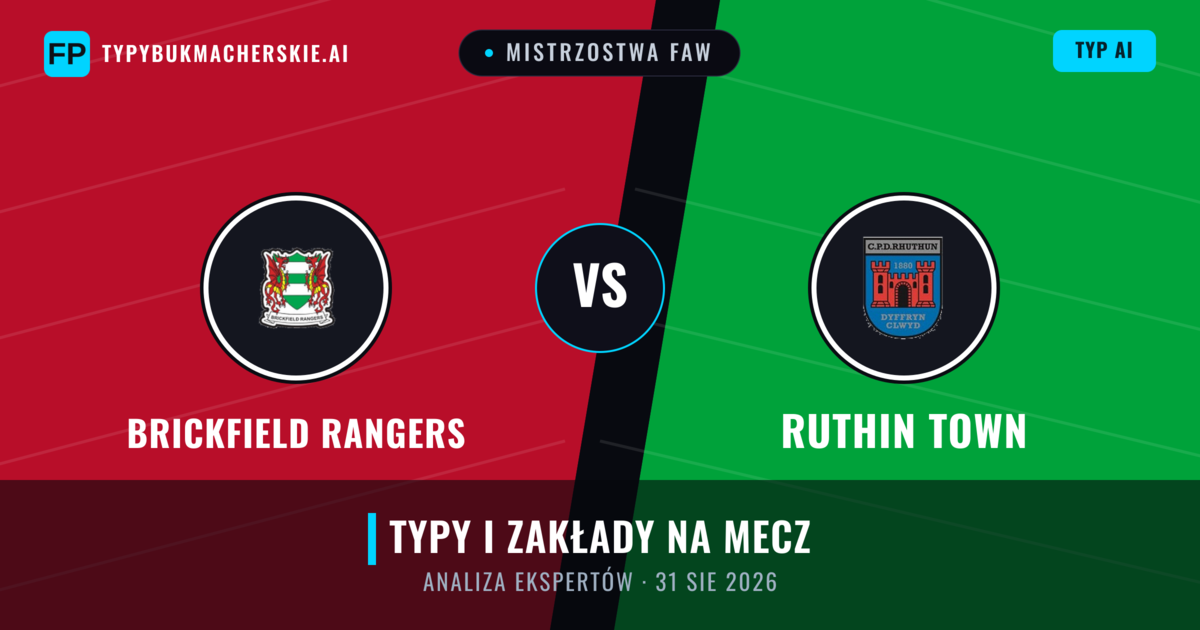 Brickfield Rangers vs Ruthin Town — typy i zapowiedź meczu