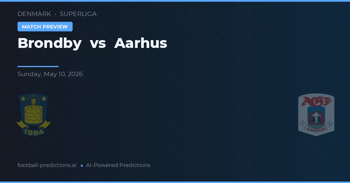 Brøndby vs Aarhus GF — typy i zapowiedź meczu