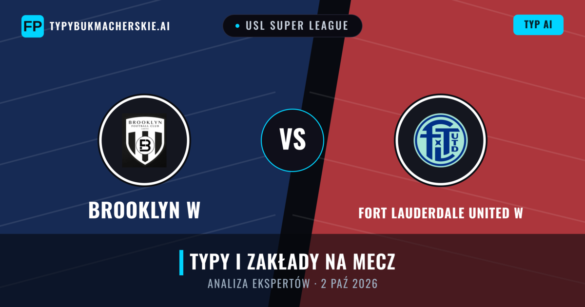 Brooklyn W vs Fort Lauderdale United W — typy i zapowiedź meczu