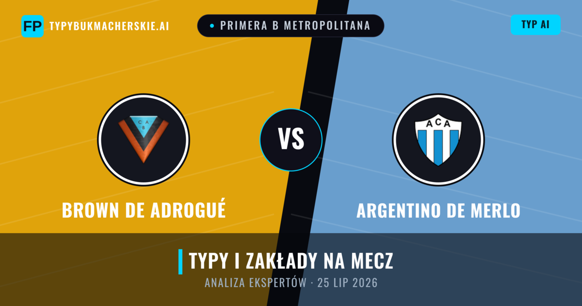 Brown de Adrogué vs Argentino de Merlo — typy i zapowiedź meczu