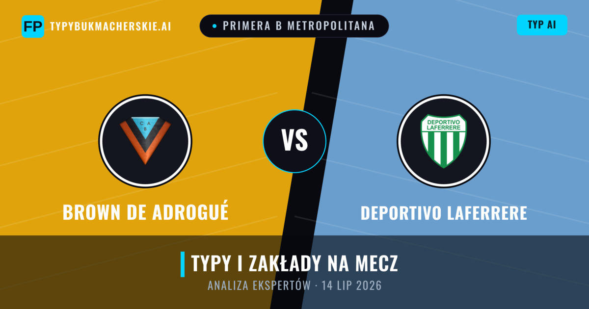 Brown de Adrogué vs Deportivo Laferrere — typy i zapowiedź meczu