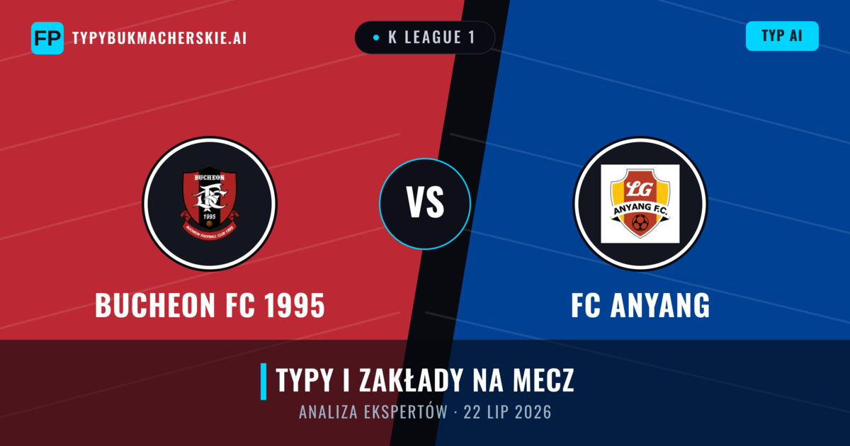 Bucheon FC 1995 vs FC Anyang — typy i zapowiedź meczu