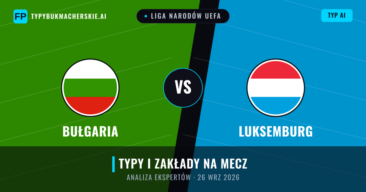 Bułgaria vs Luksemburg — typy i zapowiedź meczu