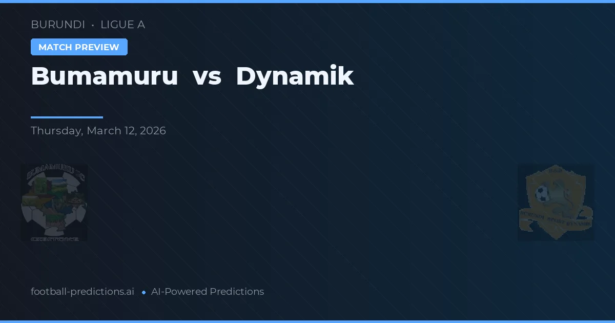 Bumamuru vs Dynamik — typy i zapowiedź meczu