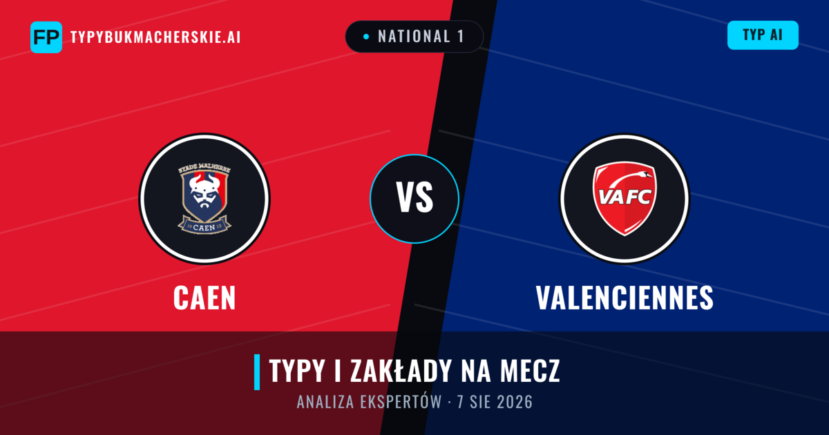 Caen vs Valenciennes — typy i zapowiedź meczu