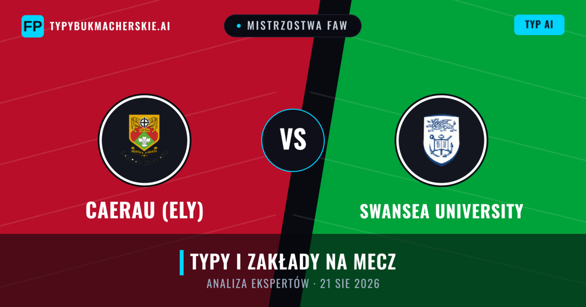 Caerau (Ely) vs Swansea University — typy i zapowiedź meczu