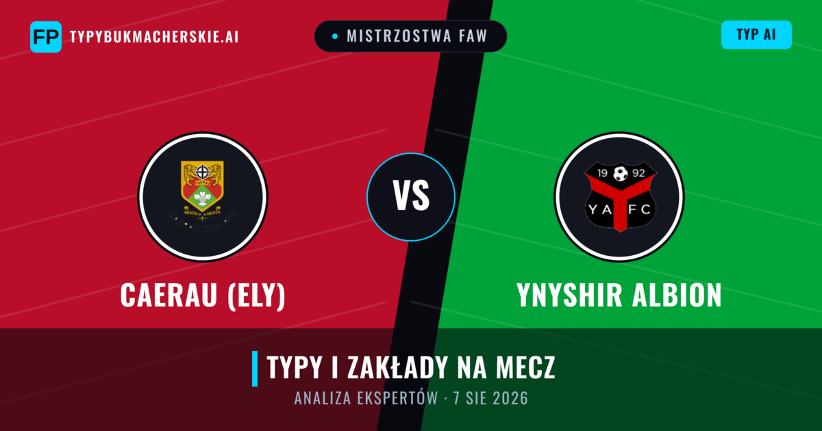 Caerau (Ely) vs Ynyshir Albion — typy i zapowiedź meczu