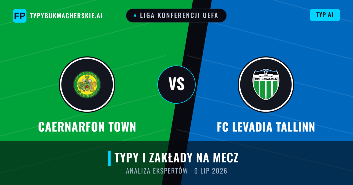 Caernarfon Town vs FC Levadia Tallinn — typy i zapowiedź meczu