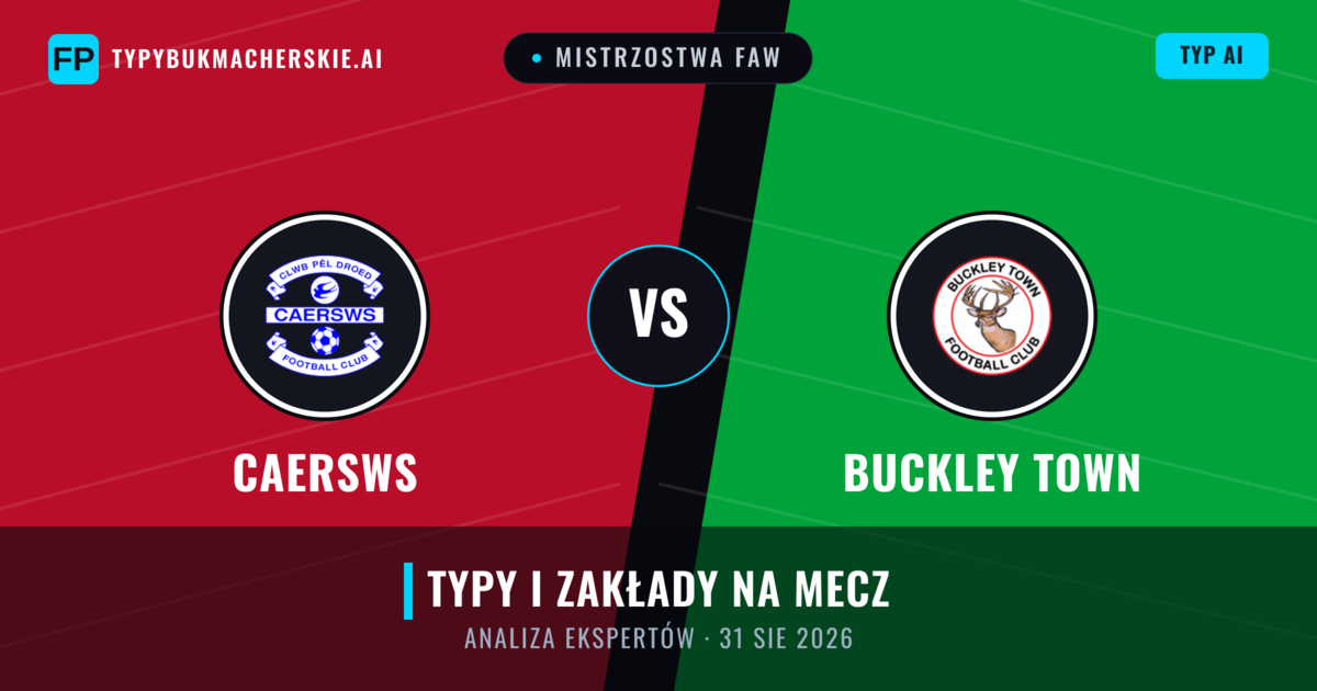 Caersws vs Buckley Town — typy i zapowiedź meczu