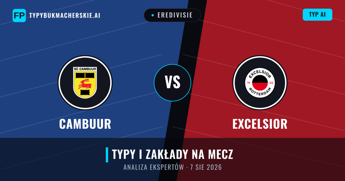 Cambuur vs Excelsior — typy i zapowiedź meczu
