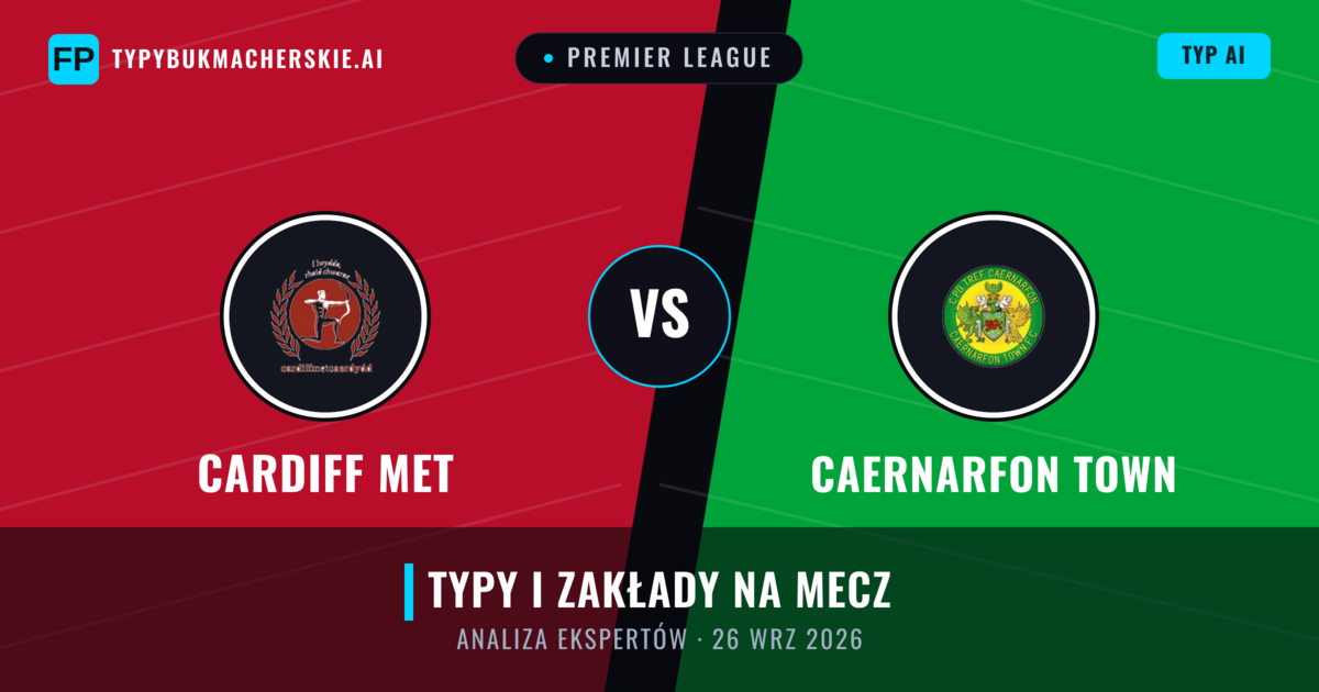 Cardiff MET vs Caernarfon Town — typy i zapowiedź meczu