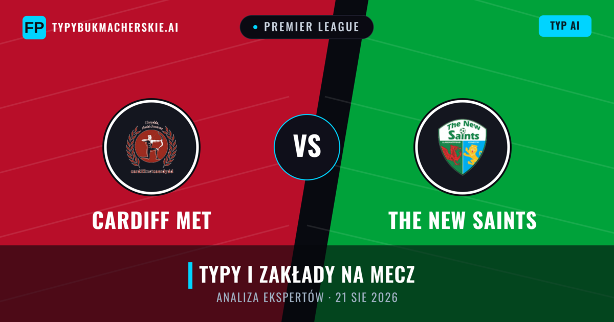 Cardiff MET vs The New Saints — typy i zapowiedź meczu