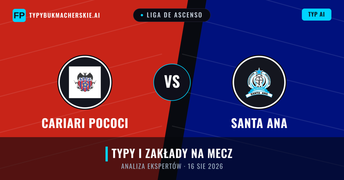 Cariari Pococi vs Santa Ana — typy i zapowiedź meczu