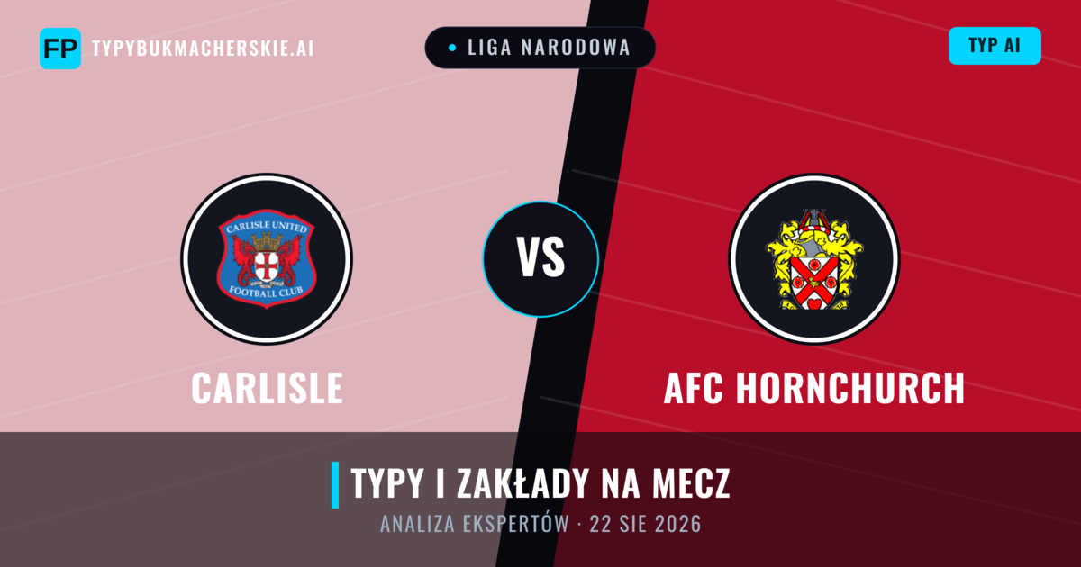 Carlisle vs AFC Hornchurch — typy i zapowiedź meczu