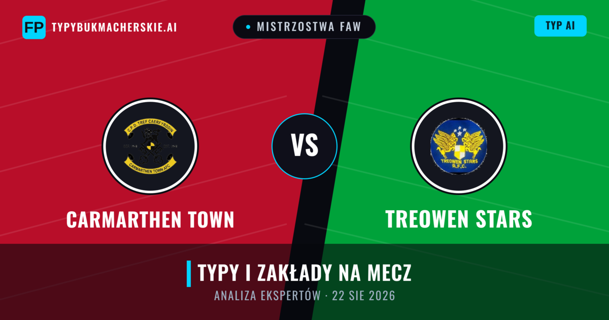 Carmarthen Town vs Treowen Stars — typy i zapowiedź meczu