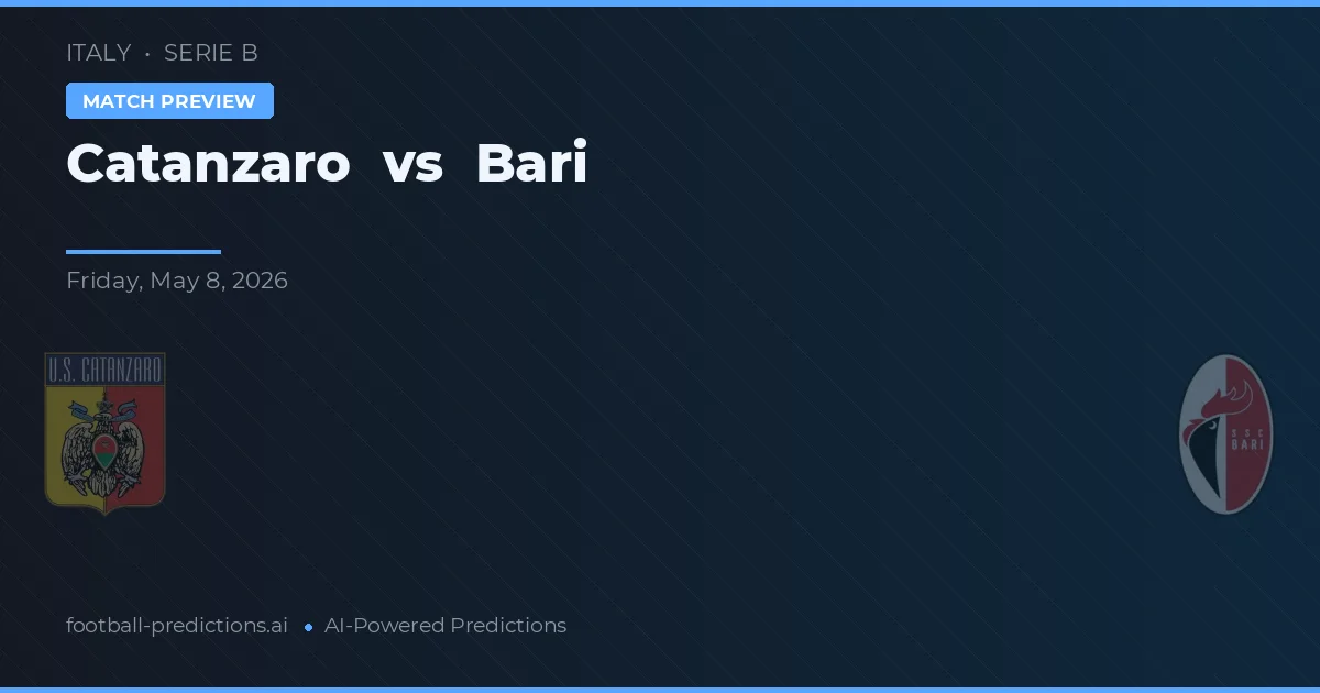 Catanzaro vs Bari — typy i zapowiedź meczu