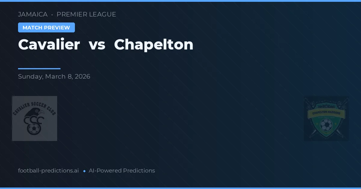 Cavalier vs Chapelton — typy i zapowiedź meczu