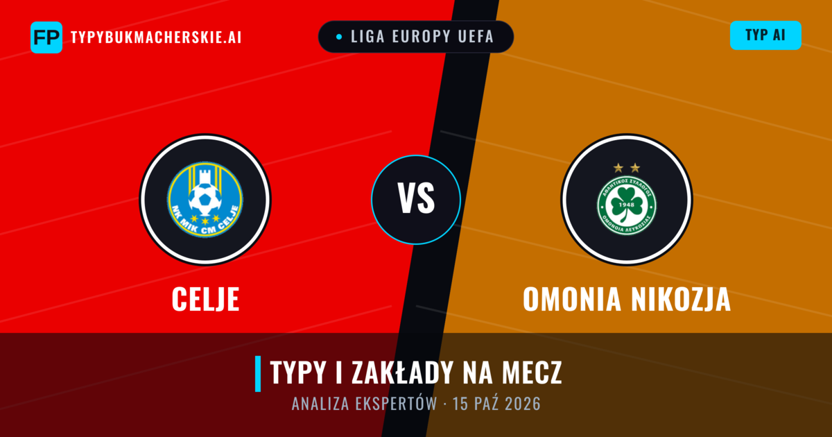 Celje vs Omonia Nikozja — typy i zapowiedź meczu
