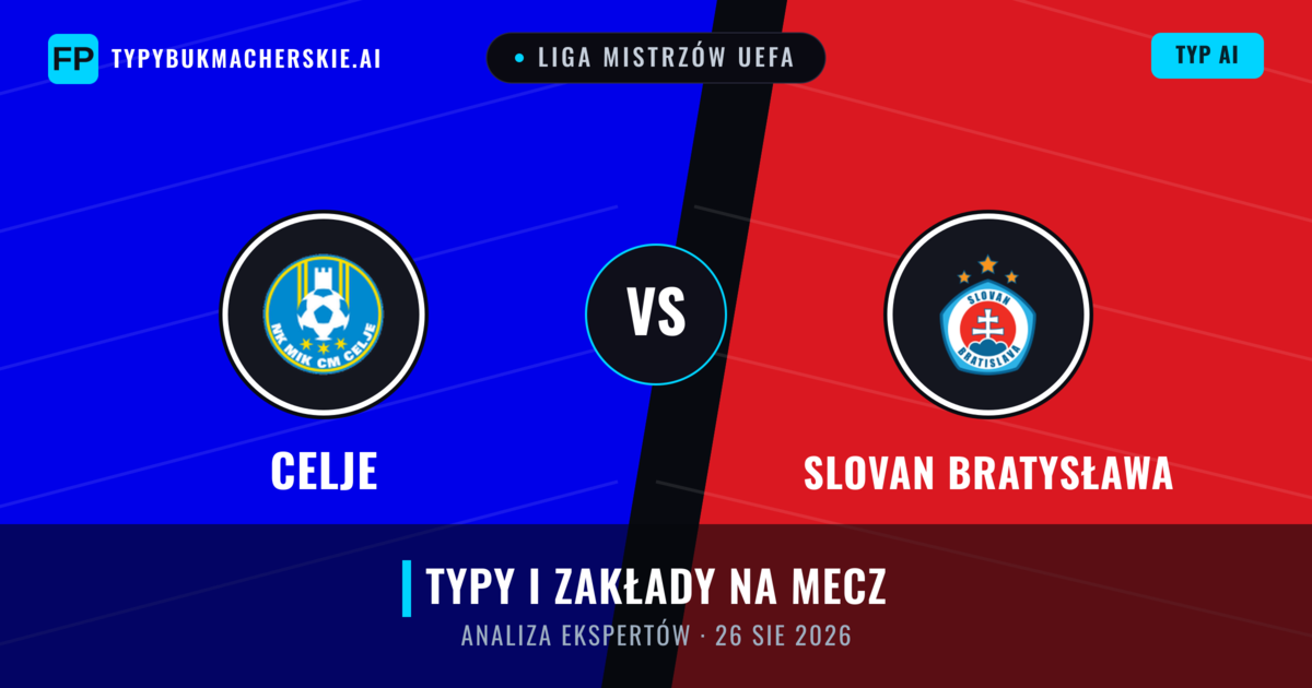 Celje vs Slovan Bratysława — typy i zapowiedź meczu