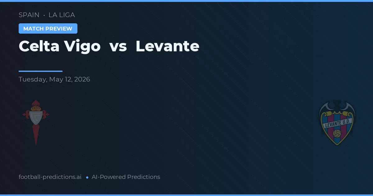 Celta Vigo vs Levante — typy i zapowiedź meczu