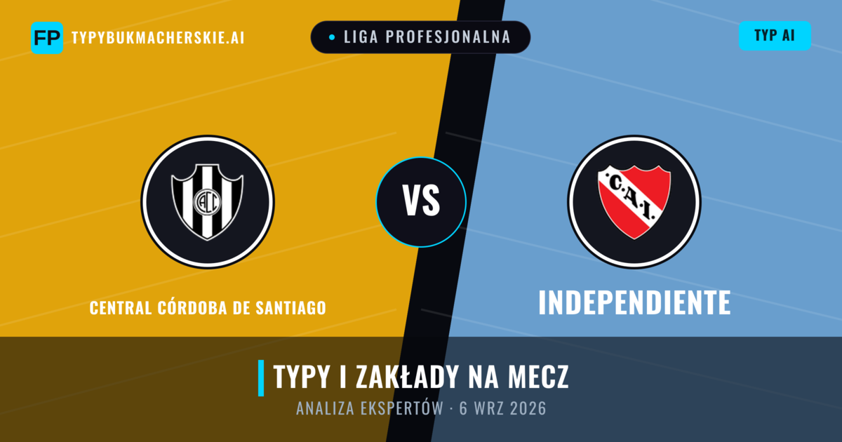 Central Córdoba de Santiago vs Independiente — typy i zapowiedź meczu