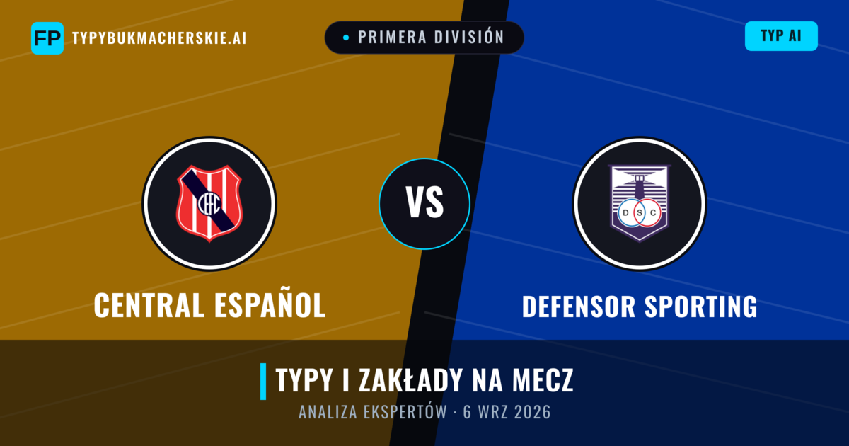 Central Español vs Defensor Sporting — typy i zapowiedź meczu