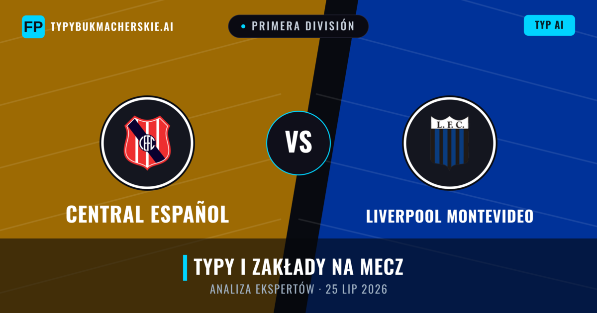 Central Español vs Liverpool Montevideo — typy i zapowiedź meczu