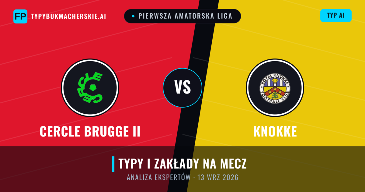 Cercle Brugge II vs Knokke — typy i zapowiedź meczu