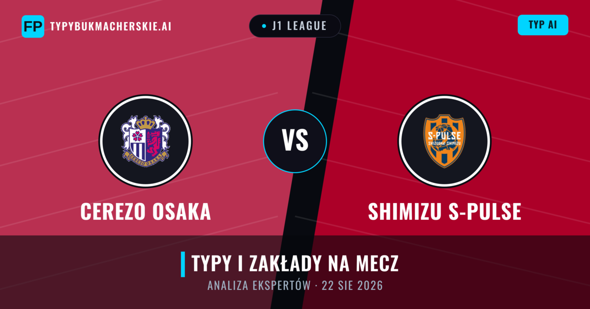 Cerezo Osaka vs Shimizu S-Pulse — typy i zapowiedź meczu