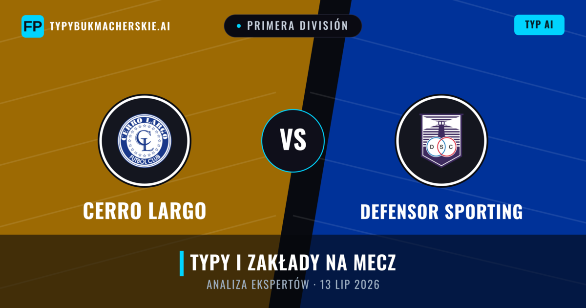 Cerro Largo vs Defensor Sporting — typy i zapowiedź meczu