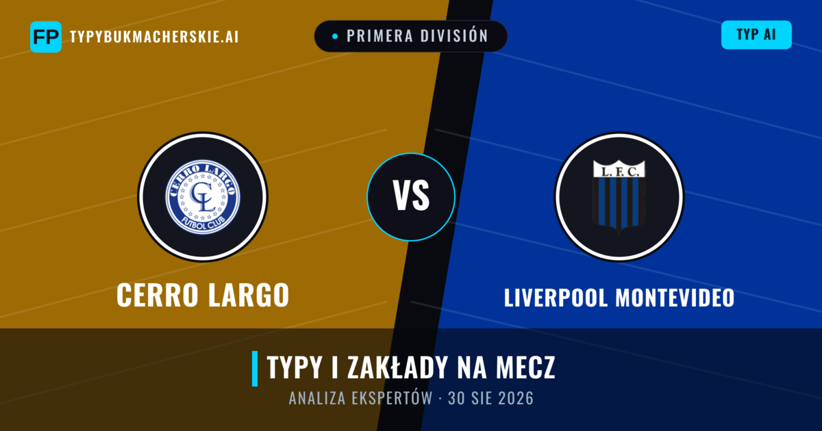 Cerro Largo vs Liverpool Montevideo — typy i zapowiedź meczu