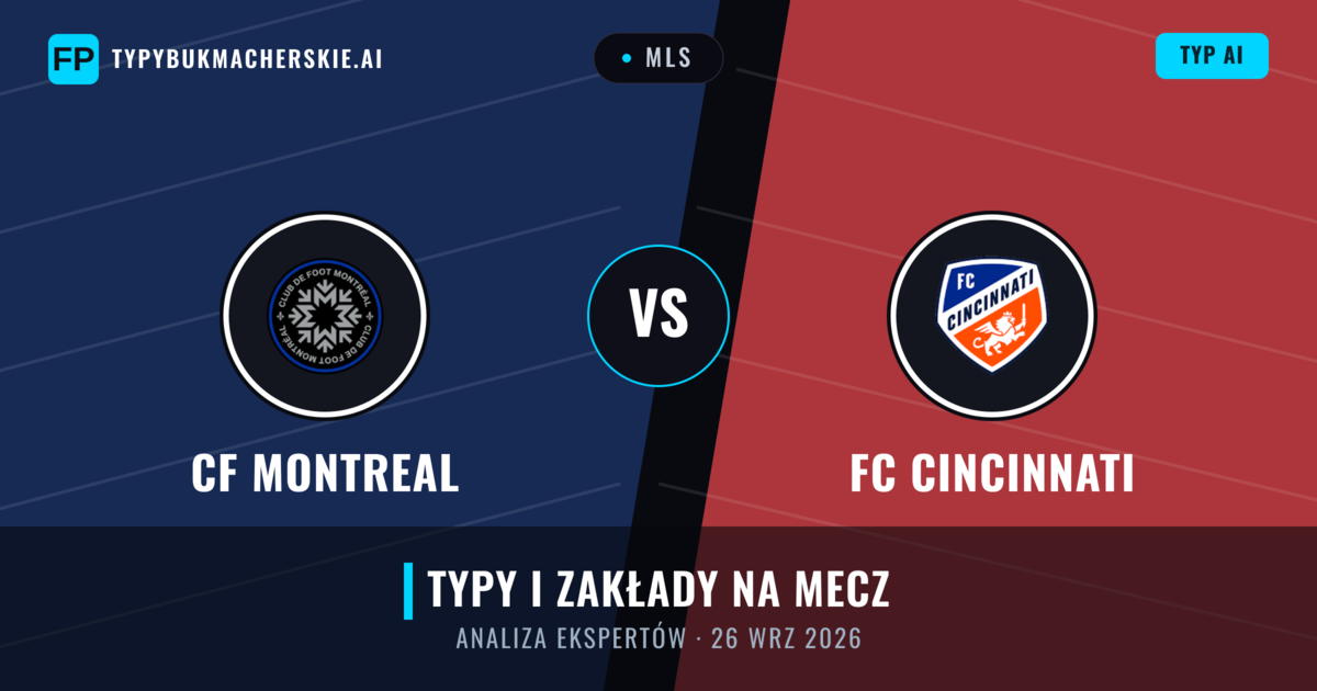 CF Montreal vs FC Cincinnati — typy i zapowiedź meczu