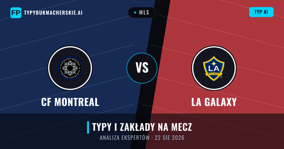CF Montreal vs LA Galaxy — typy i zapowiedź meczu