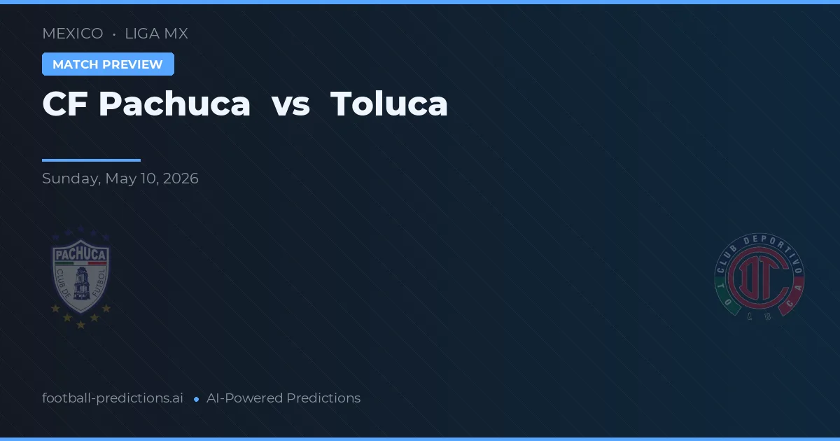 CF Pachuca vs Toluca — typy i zapowiedź meczu