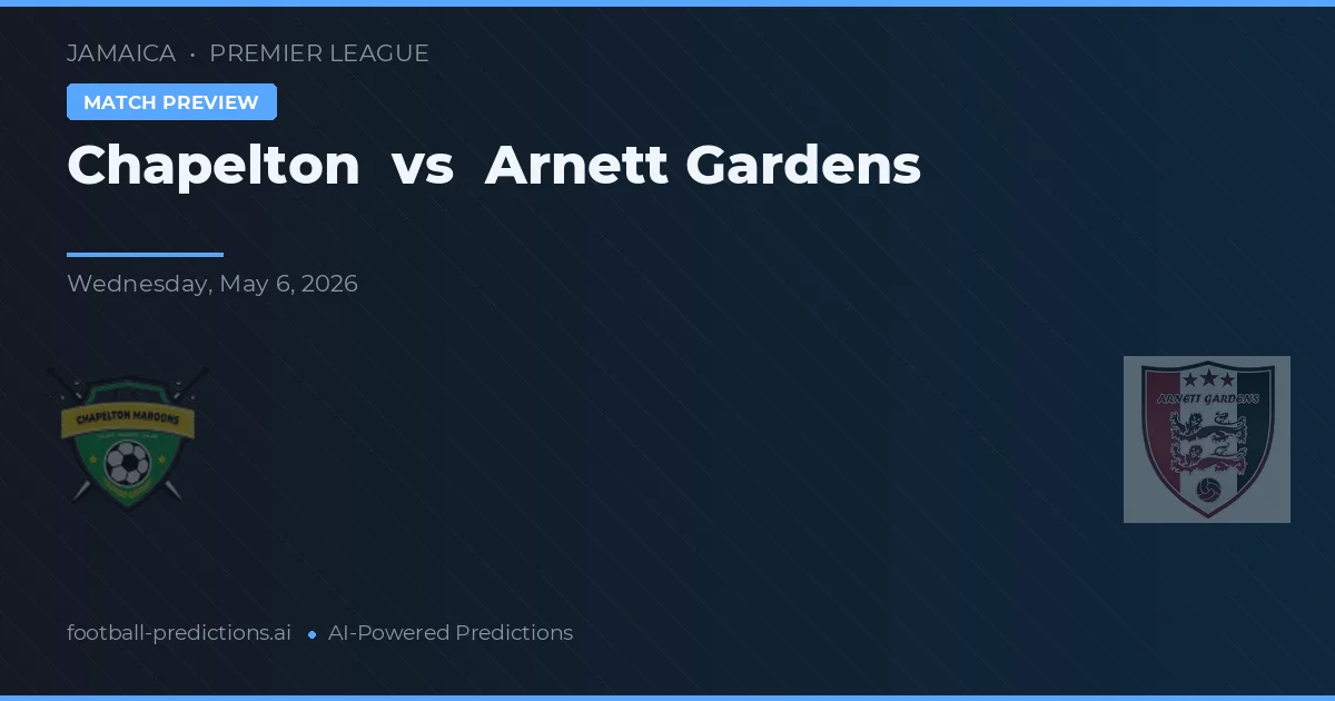 Chapelton vs Arnett Gardens — typy i zapowiedź meczu